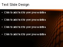 Abc Orange Bar PowerPoint Template text slide design